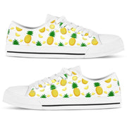Yellow Pineapple Low Top Shoes, Pineapple Sneakers, Gifts For Men Women