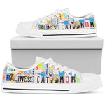 Load image into Gallery viewer, Women&#39;s Low Top Canvas  Shoes For Balinese Cat Mom, Birthday Gifts For Men And Women
