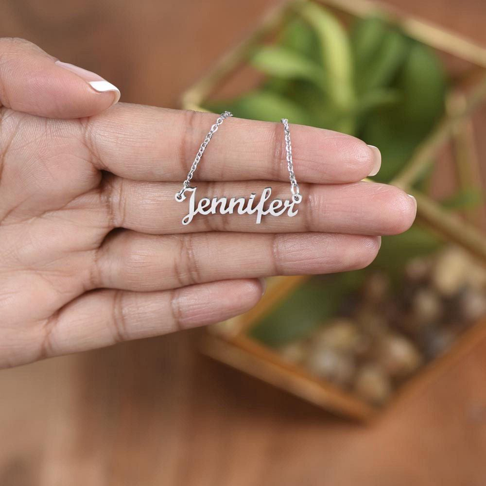 To My Dog Mama Custom Name Necklace Praying Message Card Personalized Gift for Dog Mom Pet Lover Mother's Day Stainless Steel Floral Art