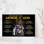 Load image into Gallery viewer, Amor of God Poster Knight Templar Poster for Room Home Decoration, Warrior Art, Christian Gift,
