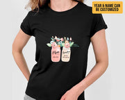 Personalized Est Mom Grandma Shirt, Flower Pot Grandma  Shirt, Custom Kid Name, Mother's Day Gift