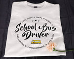 Load image into Gallery viewer, Early Rising Safe Drivin&#39; School Bus Driver T-shirt School Bus Driver Shirt Gift for Driver
