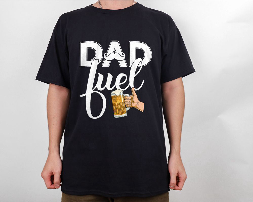 Beer Dad Fuel T-shirt for Men Drinking Father Shirt Dad Shirt Gift for Dad, Father's Day Gift