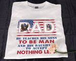 Load image into Gallery viewer, American Dad T-shirt Father&#39;s Day Gift Patriotic Dad Shirt Gift for Dad Tee
