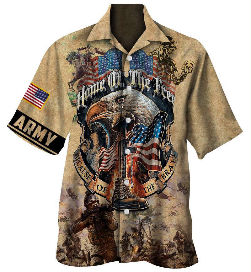 Army Veteran Hawaiian Shirt For Men Women