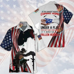 Load image into Gallery viewer, Gift For Veteran Respect Our Fallen Heroes Hawaiian Shirt For Men Women
