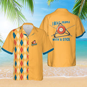 Personalized Billiard Hawaiian Shirt Custom Billiard Shirt Retro Funny Gift For Billiard Player