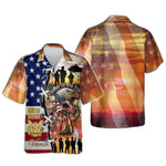 Load image into Gallery viewer, Ideal Design Hawaiian Shirt U.S. Veteran Home Of The Free,  For Men Women
