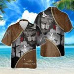 Load image into Gallery viewer, Jesus Christian Savior Faith Over Fear Hawaiian Shirt, Best Gift For Christain
