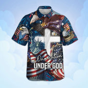 Jesus One Nation Under God Hawaiian Shirt, Best Gift For Christain
