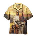 Load image into Gallery viewer, Jesus Way Truth Life Hawaiian Shirt For Men &amp; Women
