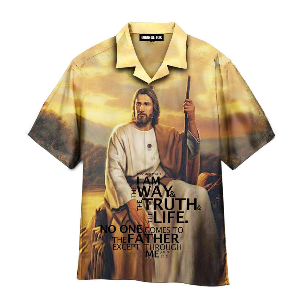 Jesus Way Truth Life Hawaiian Shirt For Men & Women