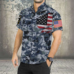 Load image into Gallery viewer, Navy Army Men Hawaiian Shirt, Veteran Hawaiian Shirt For Men Women
