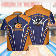 Personalized Bowling Jersey Custom Player Team Name Kingpins Bowling Shirt For Men Women