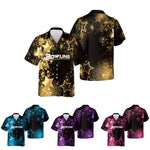 Load image into Gallery viewer, Personalized Stars Galaxy Bowling Hawaiian Shirt Custom Bowling Shirt For Team Bowler Player Gift
