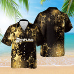 Load image into Gallery viewer, Personalized Stars Galaxy Bowling Hawaiian Shirt Custom Bowling Shirt For Team Bowler Player Gift
