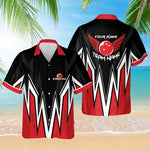 Load image into Gallery viewer, Personalized Strike King Bowling Hawaiian Shirt Custom Bowling Shirt for Team Summer Gift for Bowler Player
