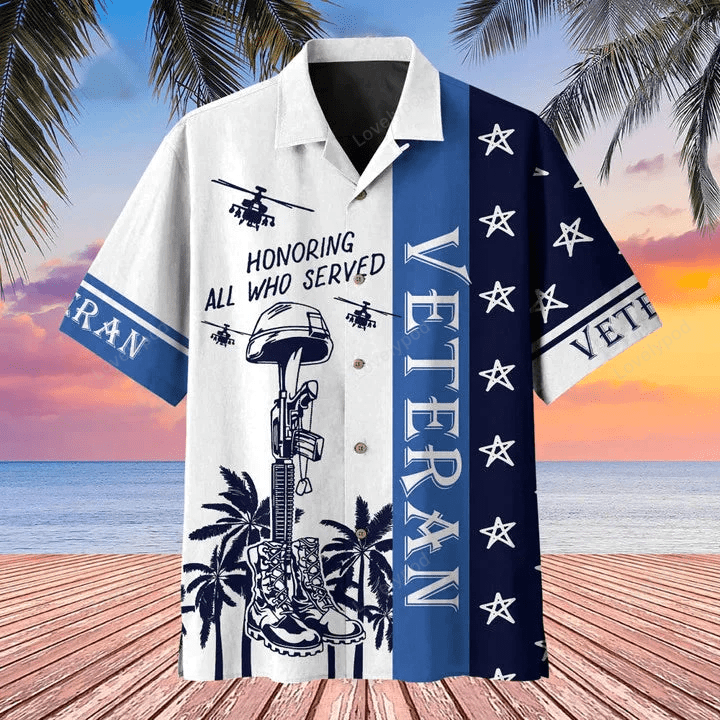 Premium U.S Multiple Service Veteran Hawaii Shirt For Men Women