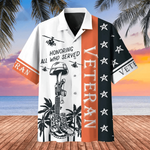 Load image into Gallery viewer, Premium U.S Multiple Service Veteran Hawaii Shirt For Men Women
