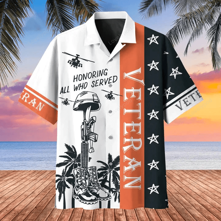 Premium U.S Multiple Service Veteran Hawaii Shirt For Men Women