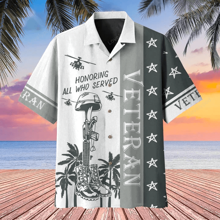 Premium U.S Multiple Service Veteran Hawaii Shirt For Men Women