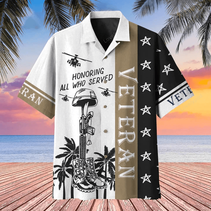 Premium U.S Multiple Service Veteran Hawaii Shirt For Men Women