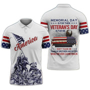 Premium U.S Veteran Polo Shirt, Gift For Men