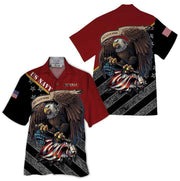 Ready Reserve US Air Navy Veteran Background Hawaiian Shirt For Men Women
