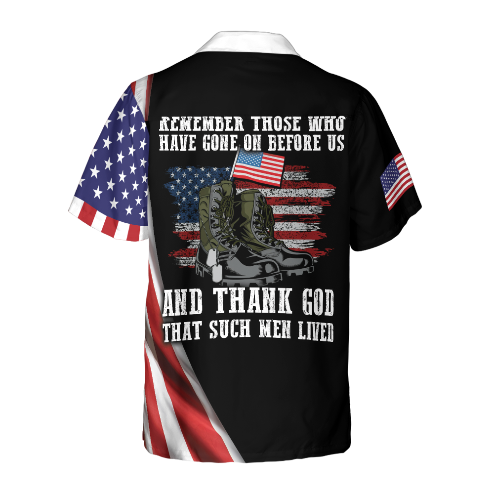 Remember Veterans And Thank God Hawaiian Shirt For Men Women