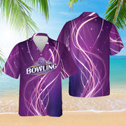 Spiral Waves Bowling Hawaiian Shirt Custom Bowling Shirt For Men Women, Bowler Player Gift