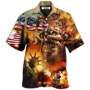 Veteran America Independence Day Veteran USA Hawaiian Shirt For Men Women