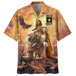 Load image into Gallery viewer, Veteran Hawaii Shirt Jesus Save Hawaii Shirt, Veteran Aloha Shirt For Men Women
