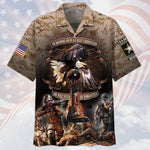 Load image into Gallery viewer, Veteran On Pixels Crazy Background Design Hawaiian Shirt For Men Women
