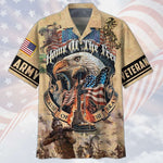 Load image into Gallery viewer, Veterans Memorial Home Of The Free Because Of The Brave Hawaiian Shirt For Men Womens
